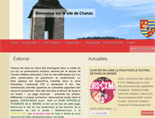 Tablet Screenshot of chanac.fr